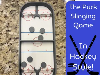 Hockey Themed Puck Slinging Game