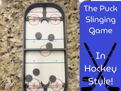 Hockey Themed Puck Slinging Game