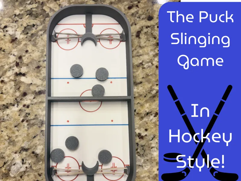 Hockey Themed Puck Slinging Game