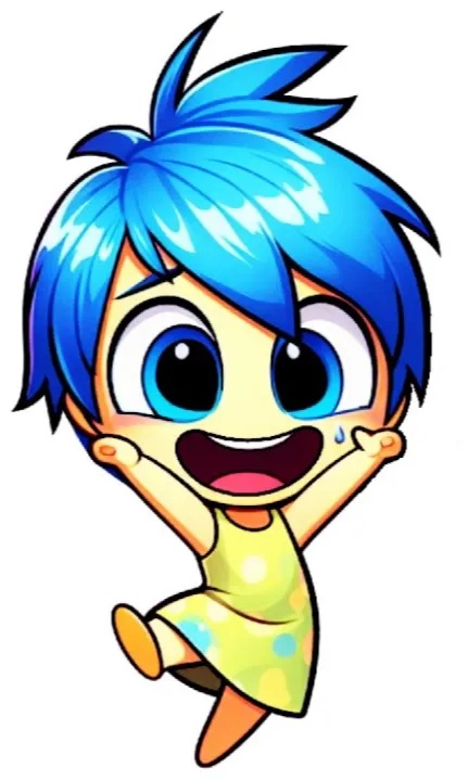 Joy Inside Out Keychain