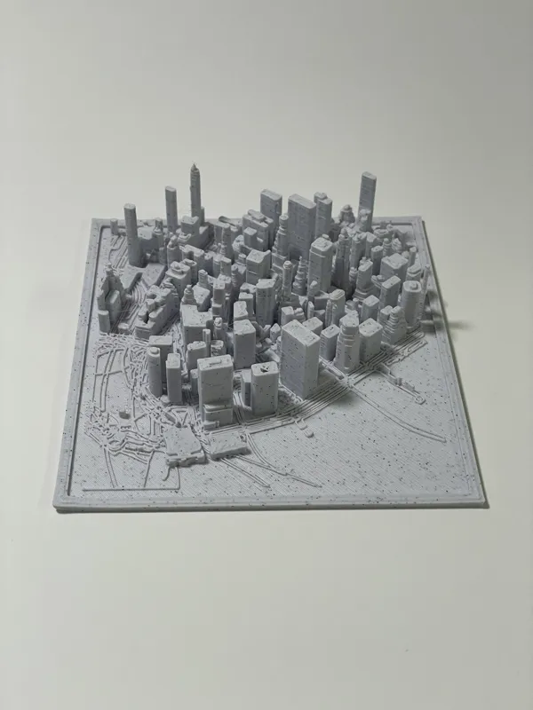 Downtown Manhattan Topo Map