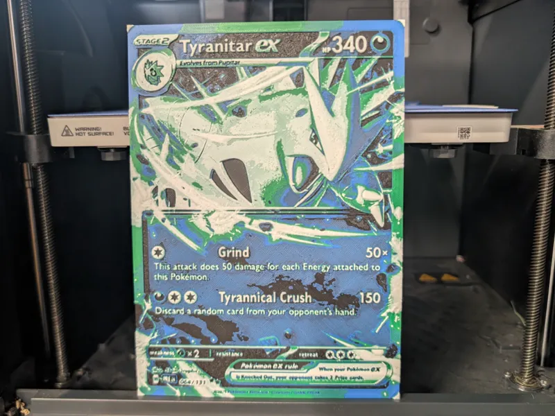 Tyranitar EX Oversized Pokemon Card