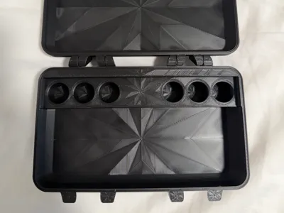 3ml 6 Vial Travel Case with Clips (PLA)