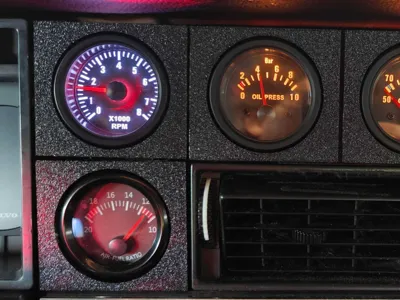 Volvo 240 Center Dash Gauge Single 52mm