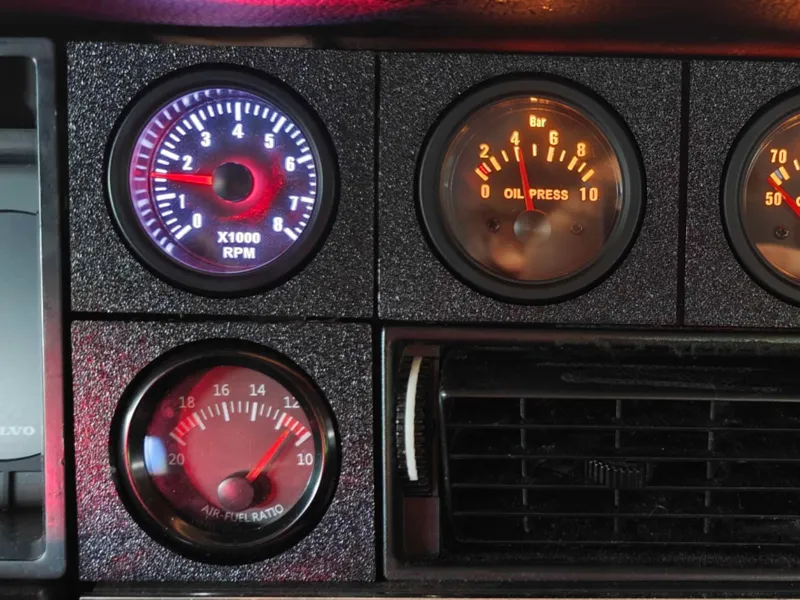 Volvo 240 Center Dash Gauge Single 52mm