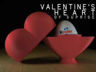 Valentine's heart suprise