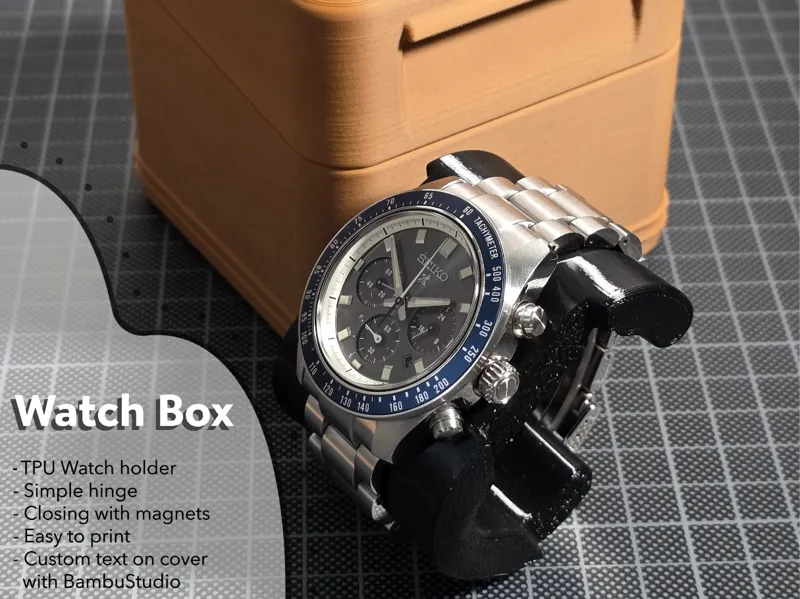 Watch Box - with optional custom text