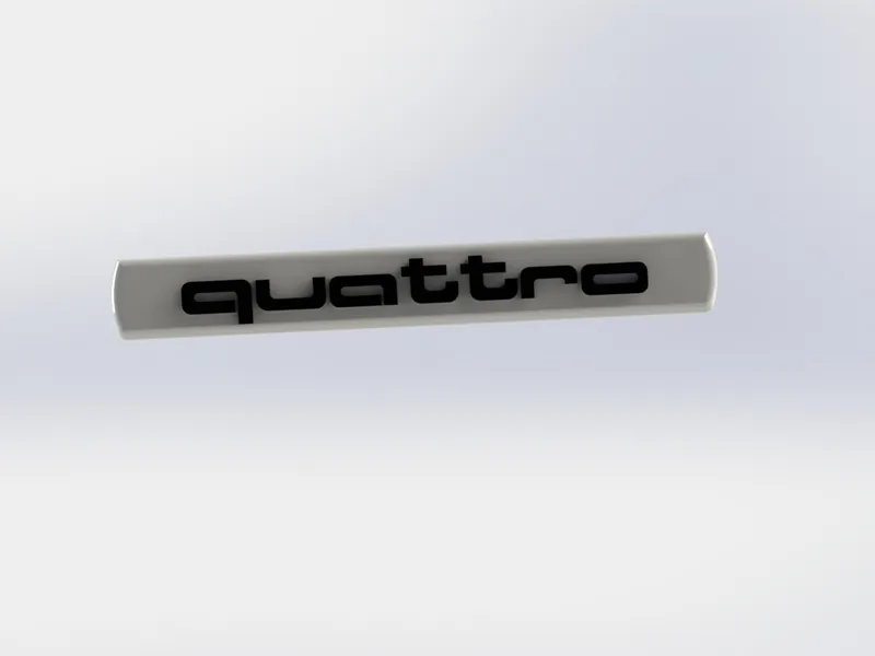 Audi Quattro Badge Logo