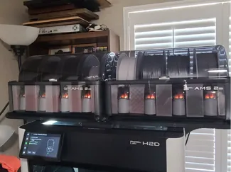 AMS 2 Side stack Riser for H2D
