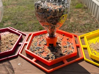 Bird Feeder Made With Recycled Bottle