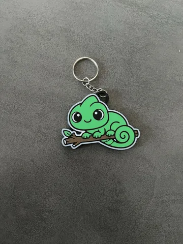 Llavero: adorable chameleon keychain — vista de referencia 3