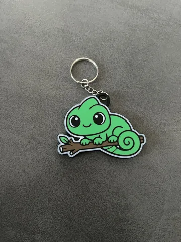 Llavero: adorable chameleon keychain — vista de referencia 4