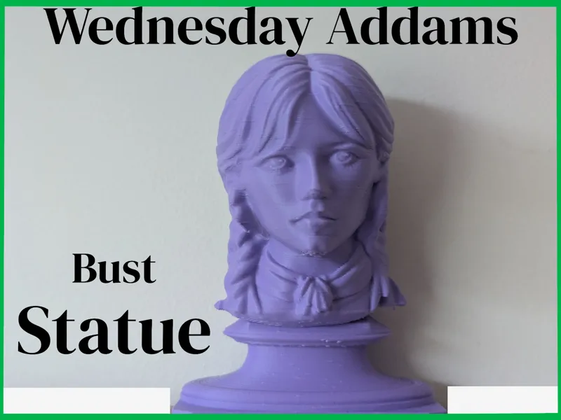 Wednesday Addams Bust - Wednesday