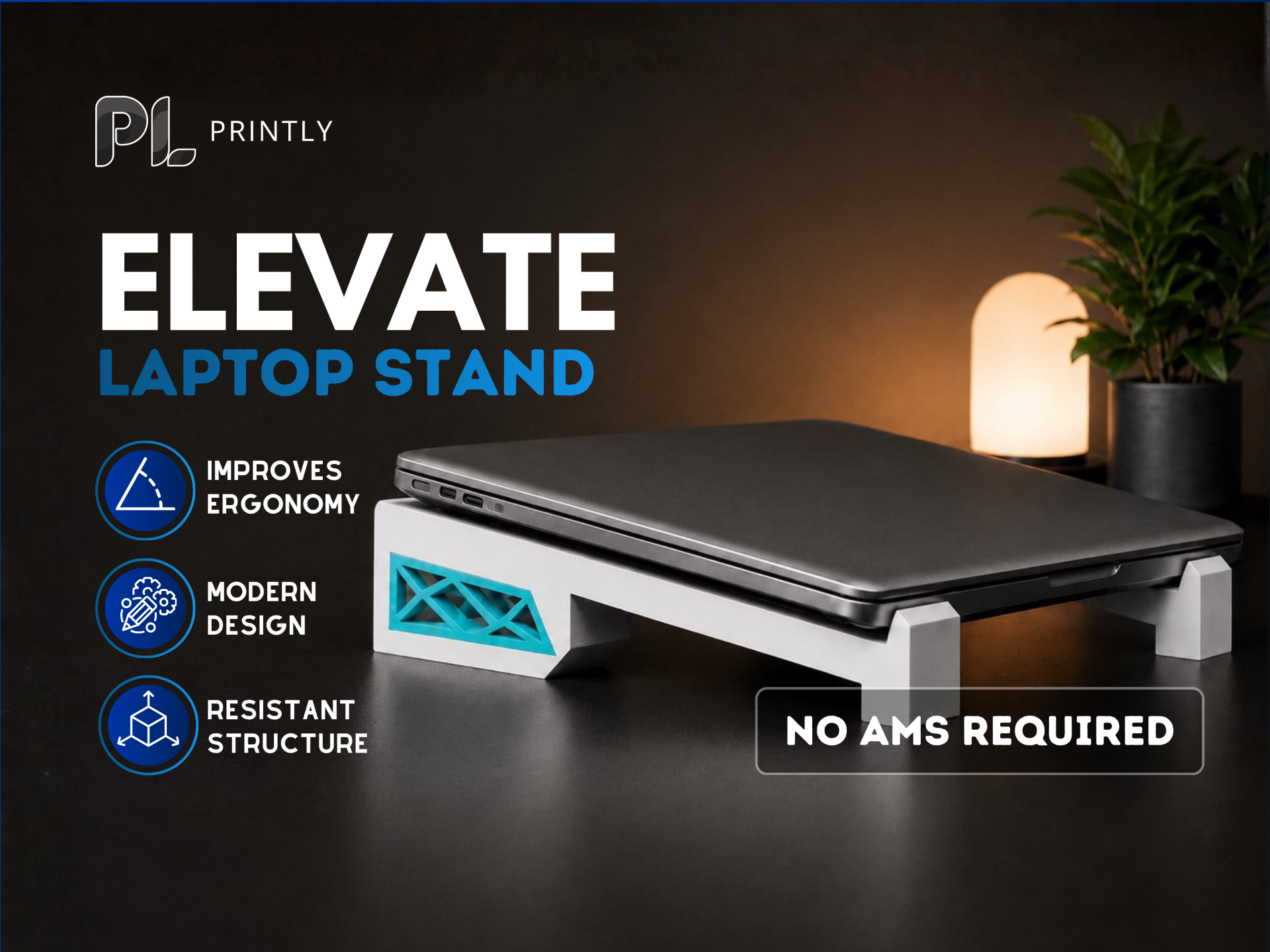 Elevate Laptop Stand – Minimalist Laptop Riser
