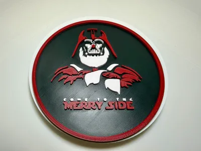 Darth Vader Merry Side Christmas Coaster