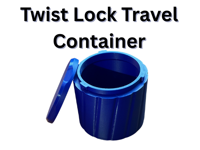 Twist Lock Travel Container