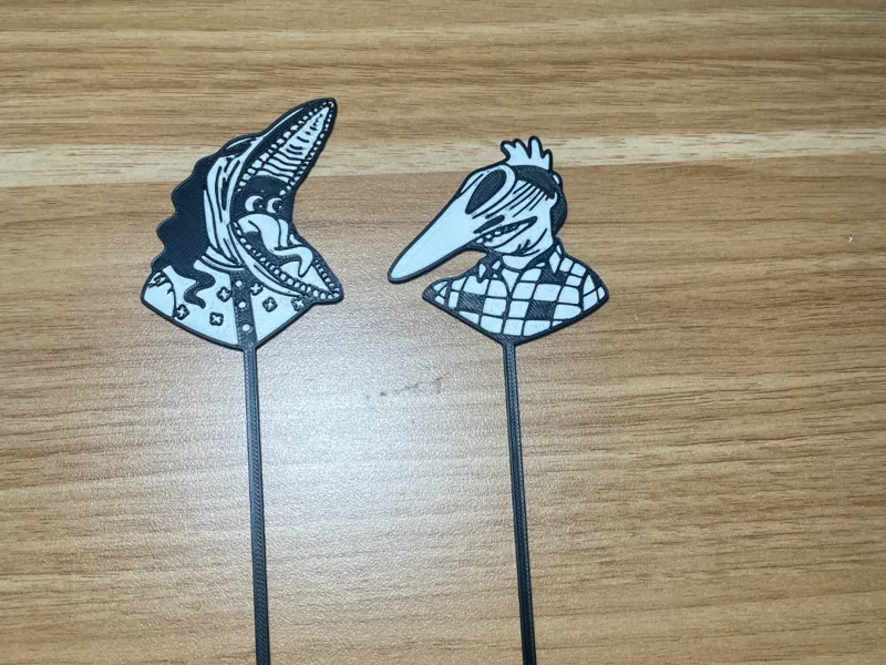 Beetlejuice - Adam/Barbara Cocktail Stirrers