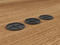 Coin Spacers (Silver-Round_Tall)