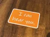 I can hear you - Single Card