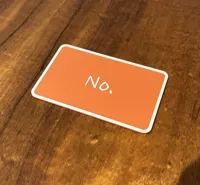No - Single Card