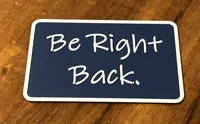 Be Right Back - Single Card