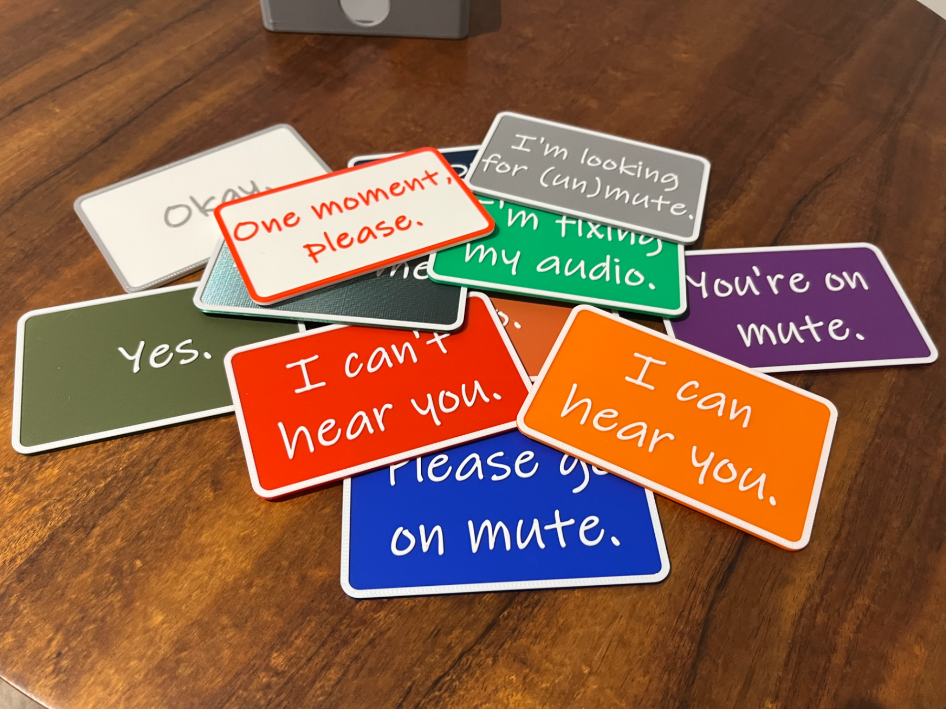 Online Meeting Prompt Cards