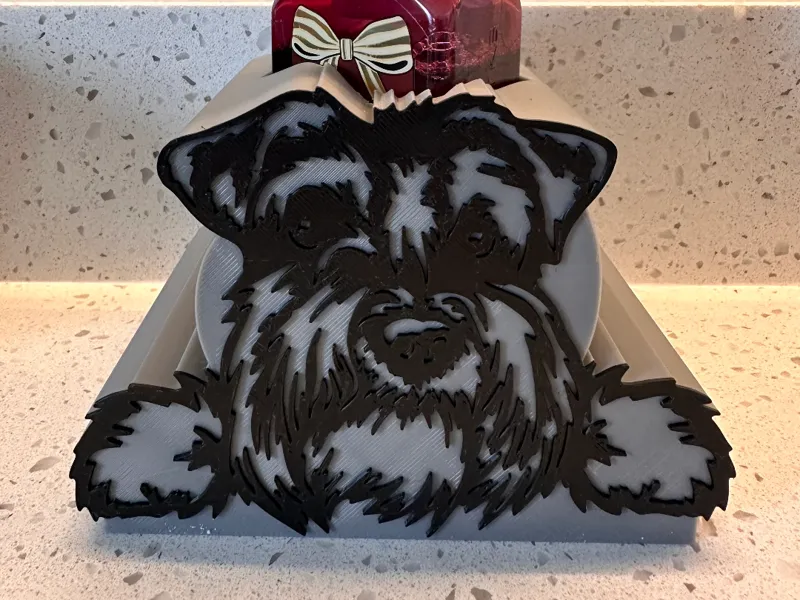 Schnauzer Foaming Bath and Body Works soap holder