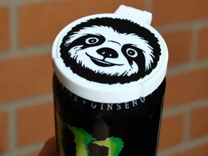cute Sloth can lid print in Place