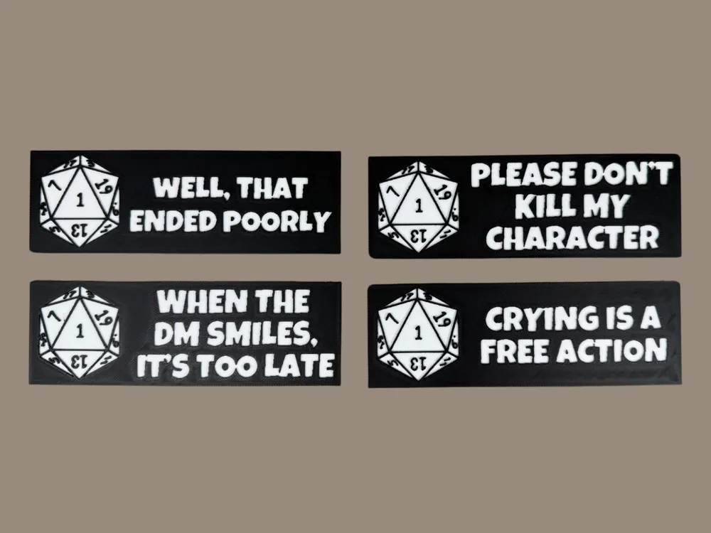 Dungeons and Dragons - Bookmark Set #2