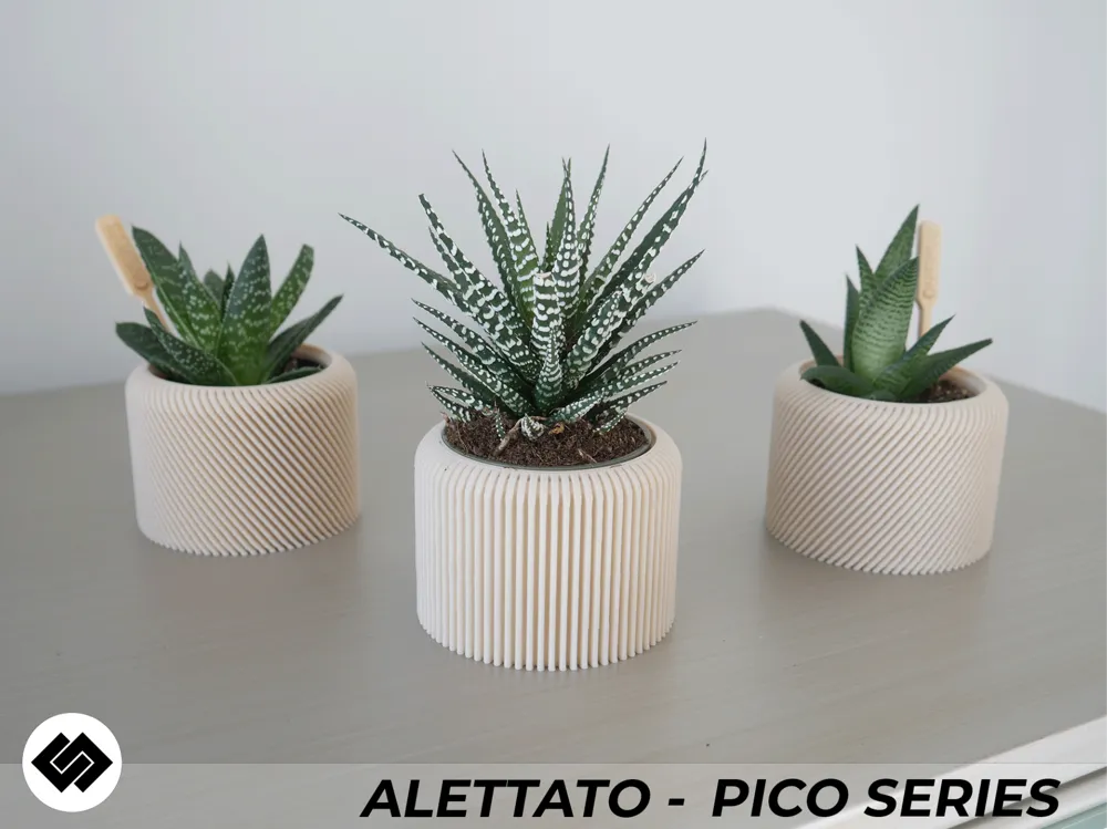 Alettato Series Triple Planter Set by Embrace Making MakerWorld ...