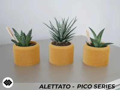 Alettato Series Triple Planter Set by Embrace Making MakerWorld ...