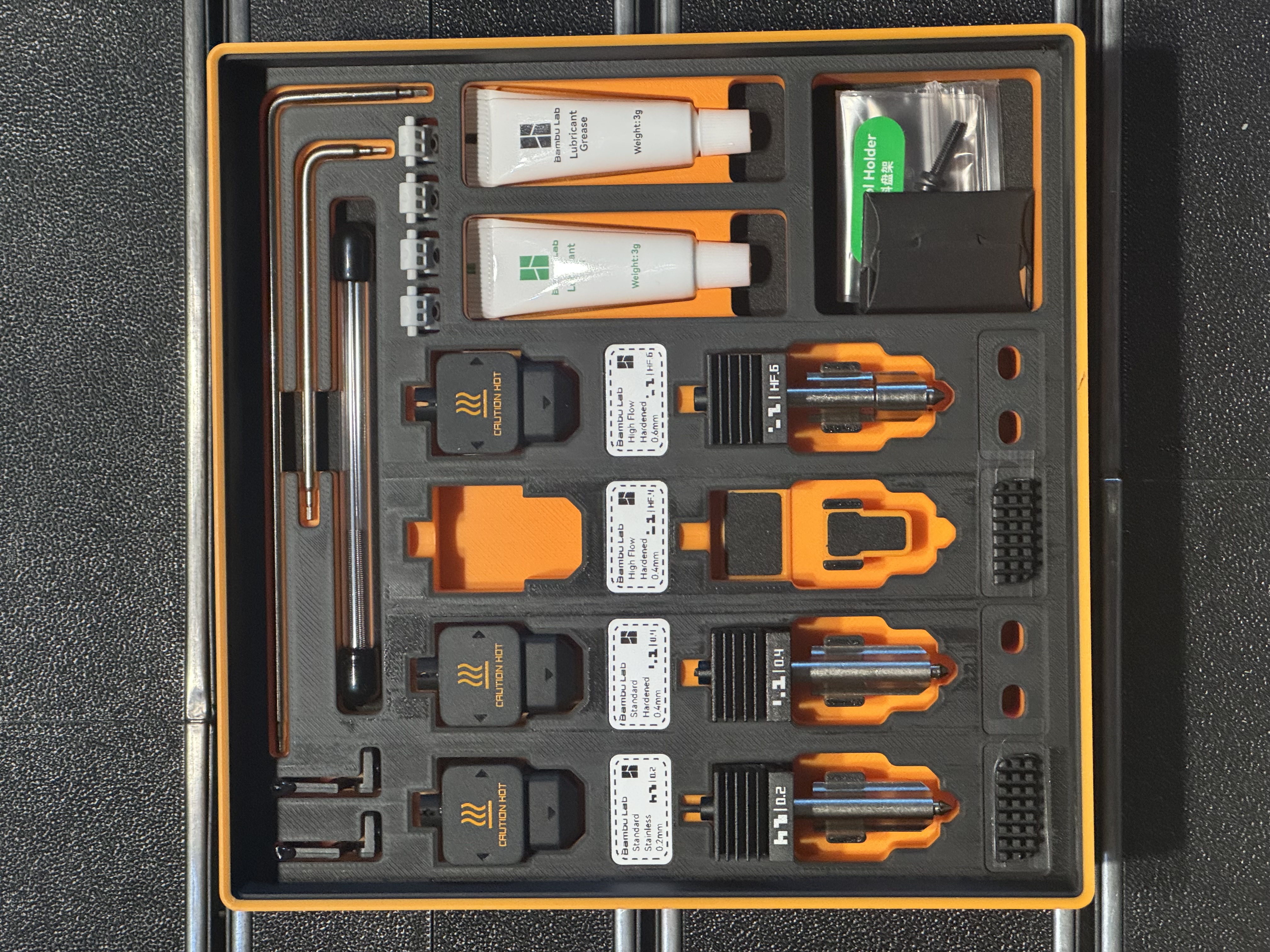 Miniatura 1 do modelo 3D Gridfinity Stackable H2S Tray