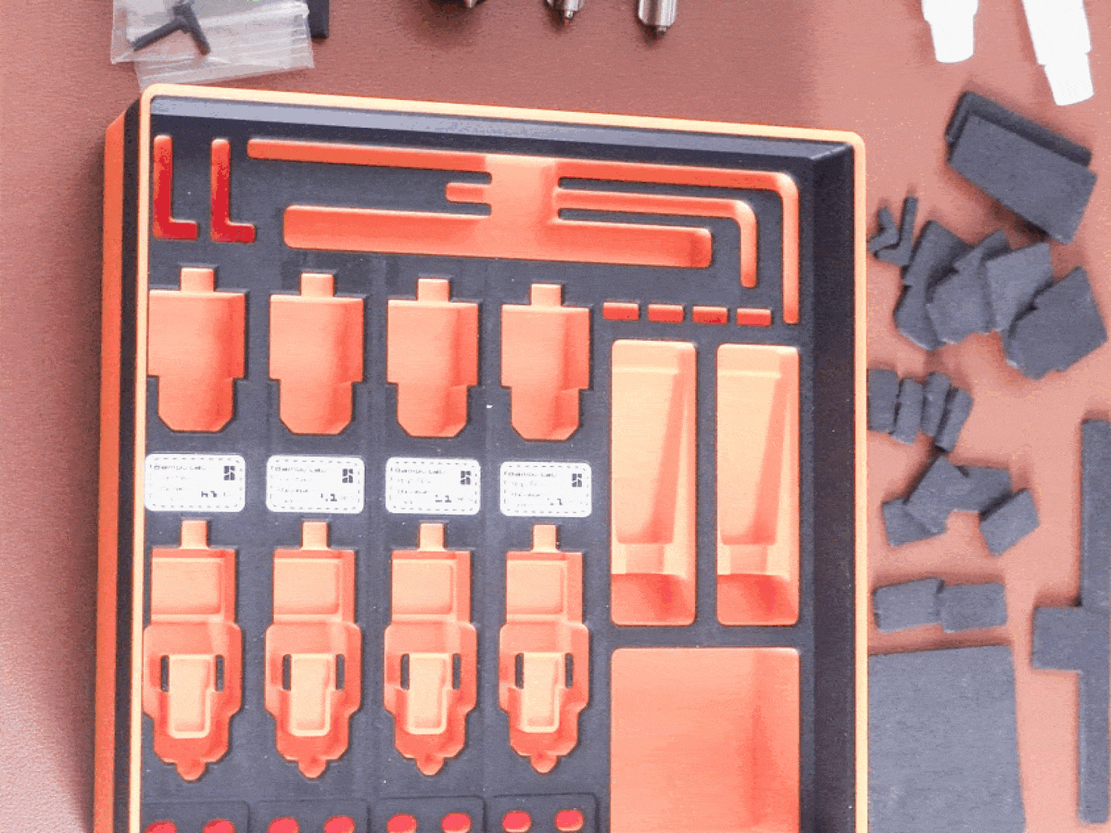 Gridfinity Stackable H2S Tray