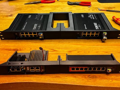 Rackmount Holder TSW202, Zimaboard, Keeplink