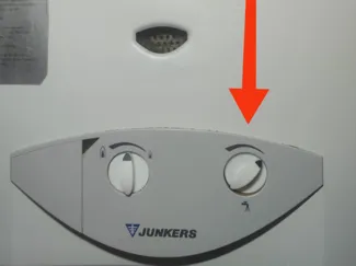 Right Control Knob for Junkers Gas Boiler