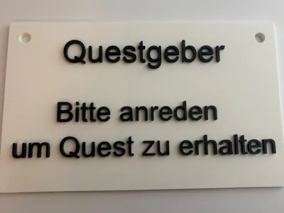 Quest Giver Sign