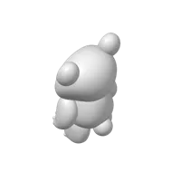 Petit ours sculpté — photo 4