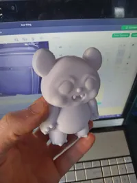 Petit ours sculpté — photo 2