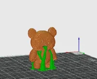 Petit ours sculpté — photo 1