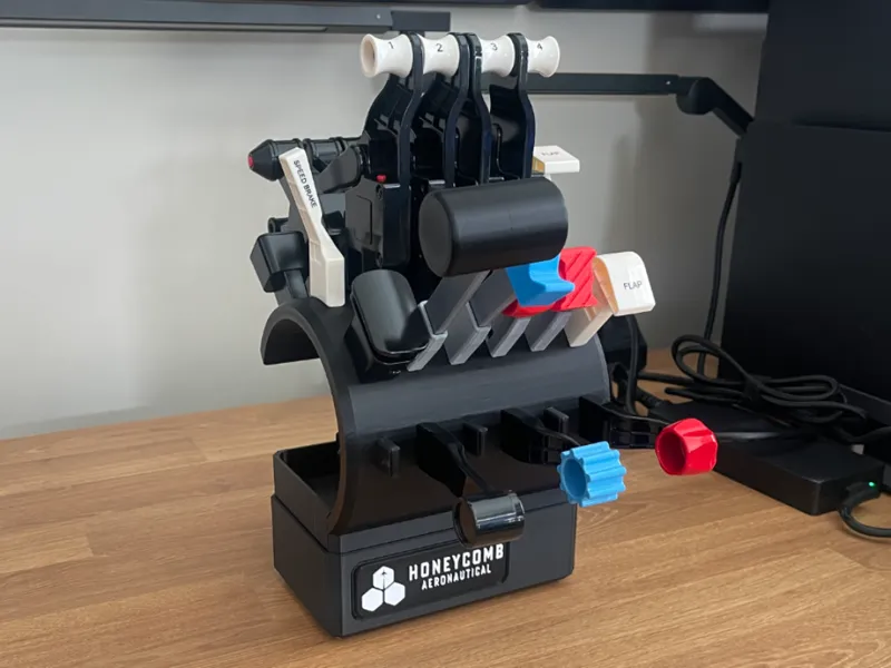 Honeycomb Bravo Additional Levers Display/Holder