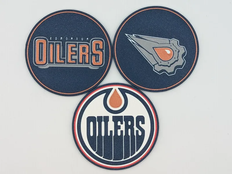 Edmonton Oilers Coaster Set