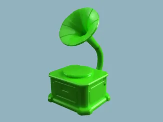 Mini Gramophone for Music Box Mechanism