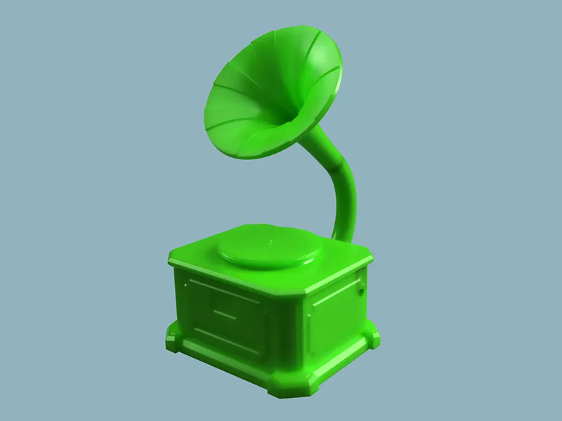 Mini Gramophone for Music Box Mechanism
