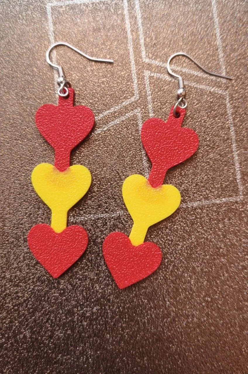 Pendientes corazon seleccion española view 3