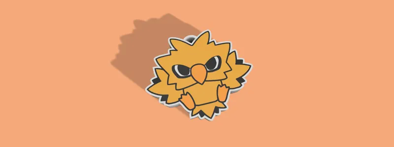 Zapdos Keychain