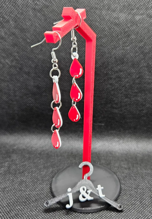Trickling BLOOD earrings