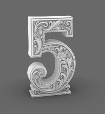 Estante o repisa: Goth Baroque Number 5 gothic Decor — vista de referencia 4
