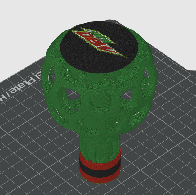 Miniatura 2 do modelo 3D Monster shift knob 