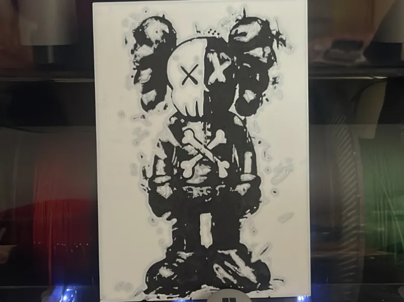 Hueforge Kaws B%W