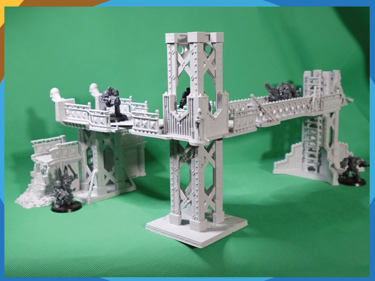 Industrial Girder Set B, Modular Terrain